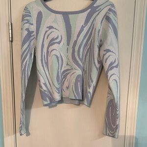 525 America White and Purple Long Sleeve size large box99